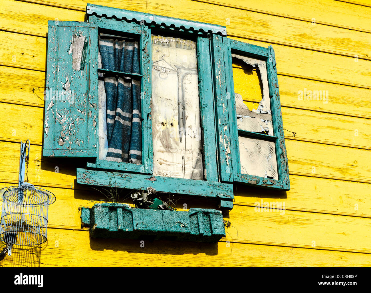 Caminito La Boca Nachbarschaft Buenos Aires-Argentinien-Südamerika Stockfoto