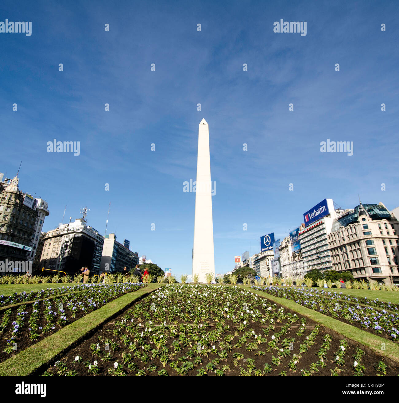 Der Obelisk-Buenos Aires-Argentinien-Südamerika Stockfoto
