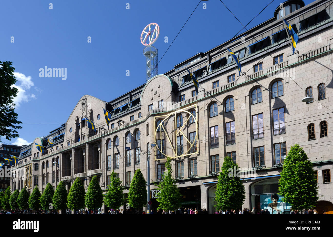 NK-Kaufhaus in Stockholm, Schweden Stockfoto