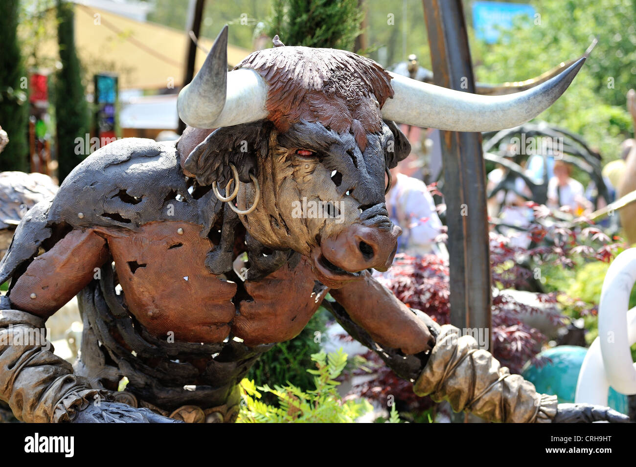 Chelsea Flower Show 2012 Gartenkunst Stockfoto