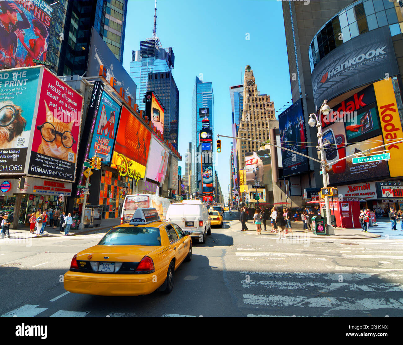 Times Square in New York City Stockfoto