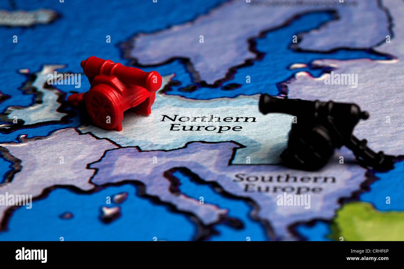Europäischen Konflikt Stockfoto