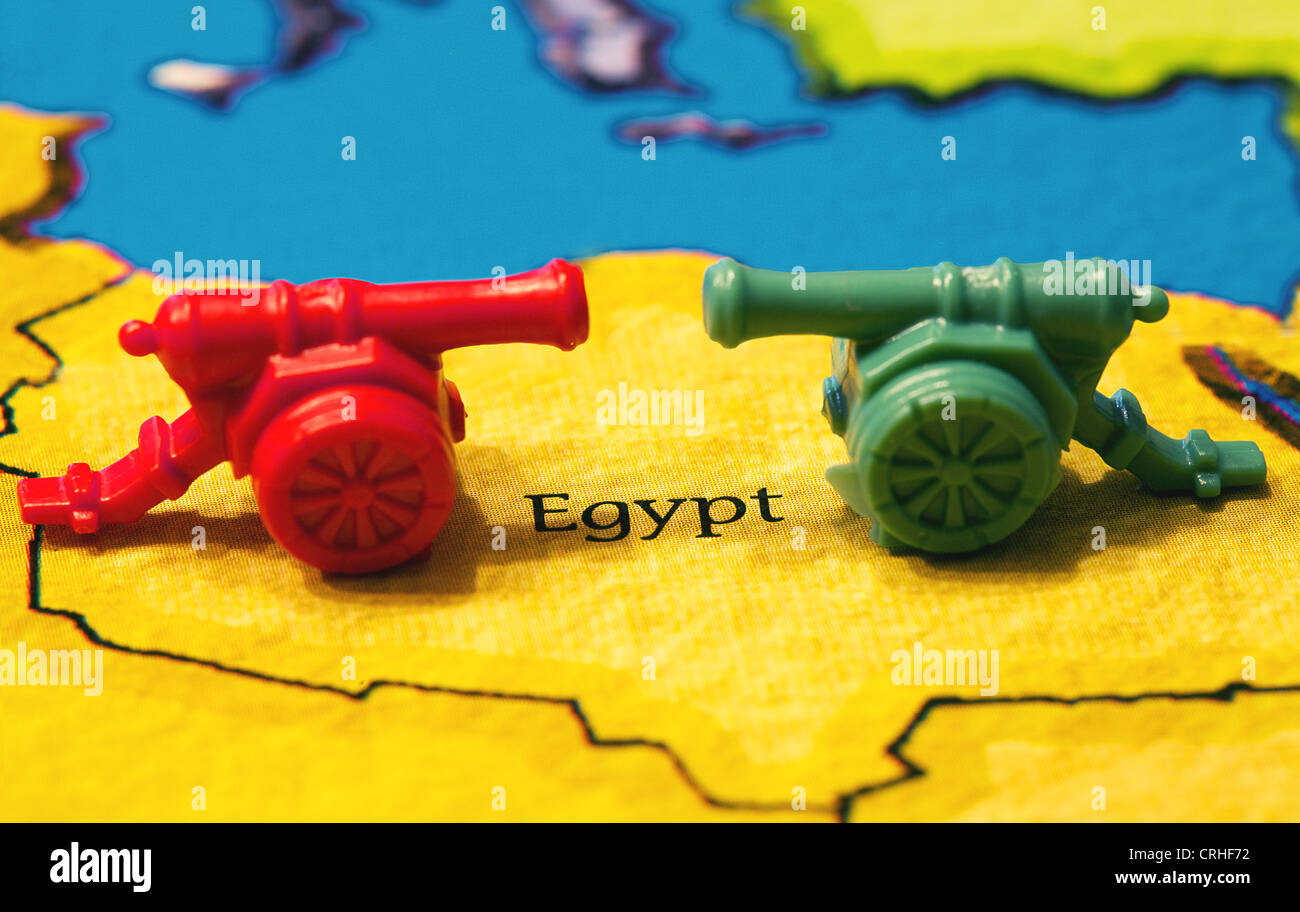Konflikt in Ägypten Stockfoto