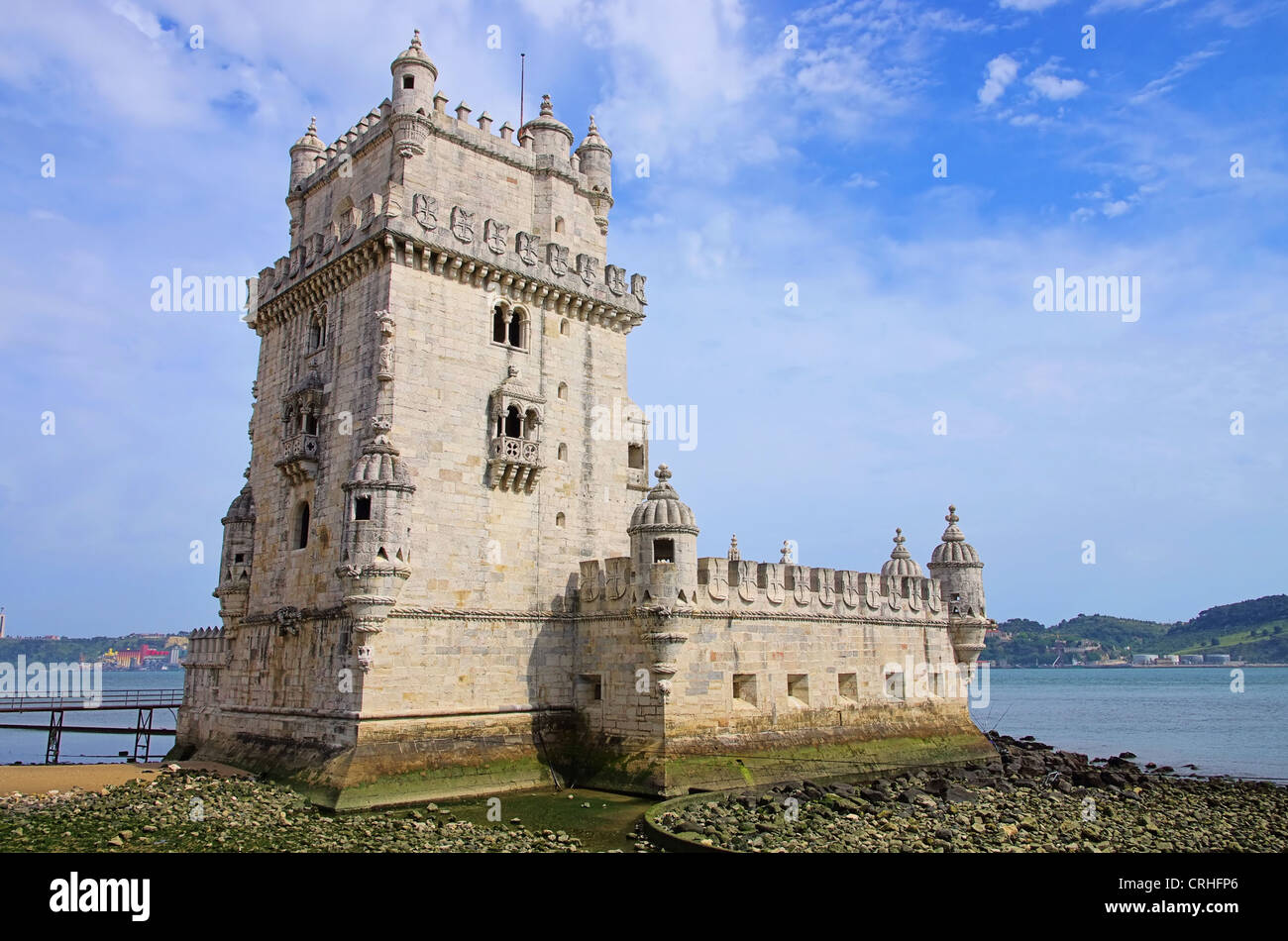 Lissabon Torre de Belém - Lissabon Torre de Belem 01 Stockfoto