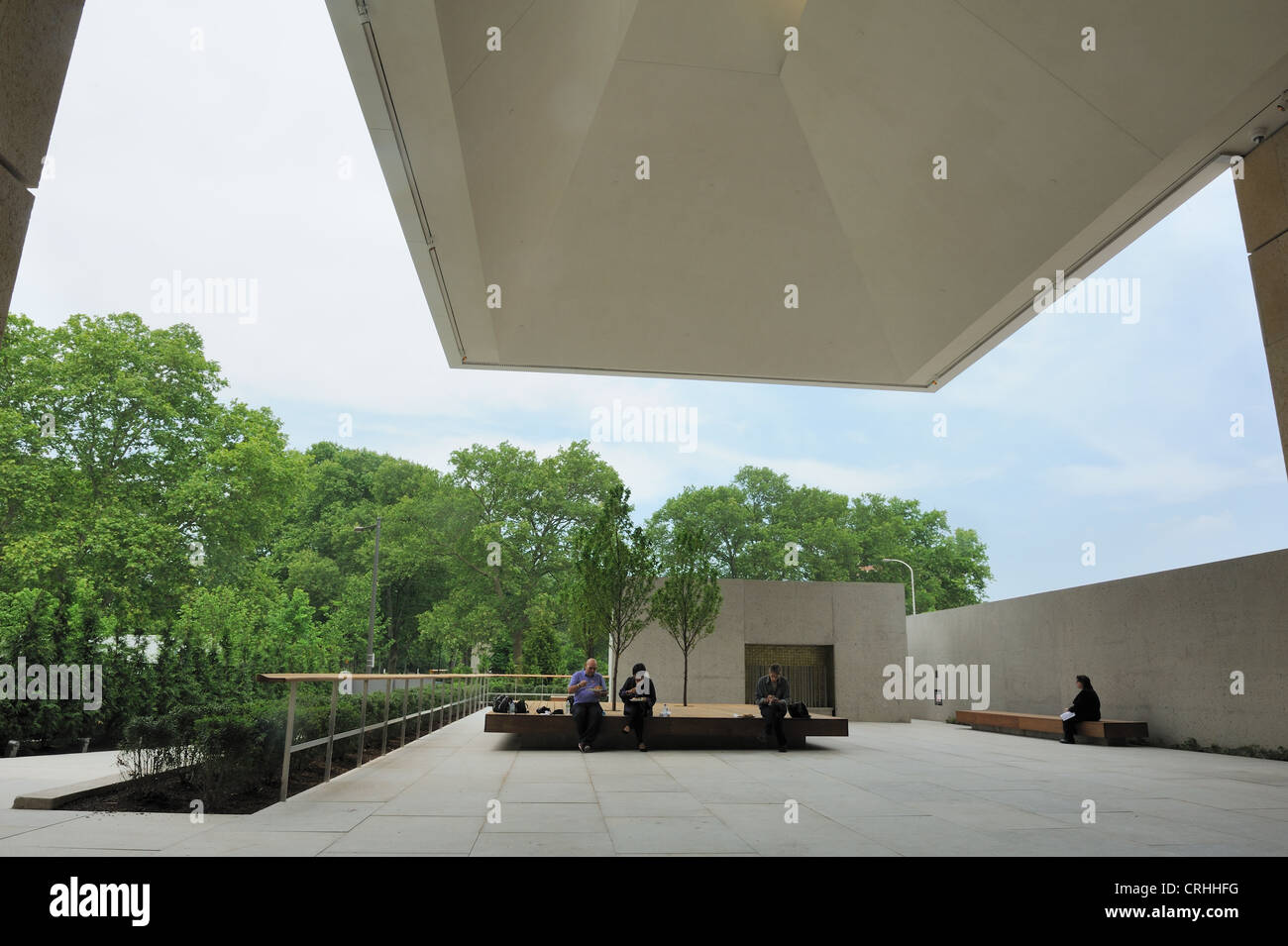 Die Barnes Foundation Gebäude in Philadelphia wurde von Tod Williams und Billie Tsien entworfen. Es öffnete im Mai 2012. Stockfoto