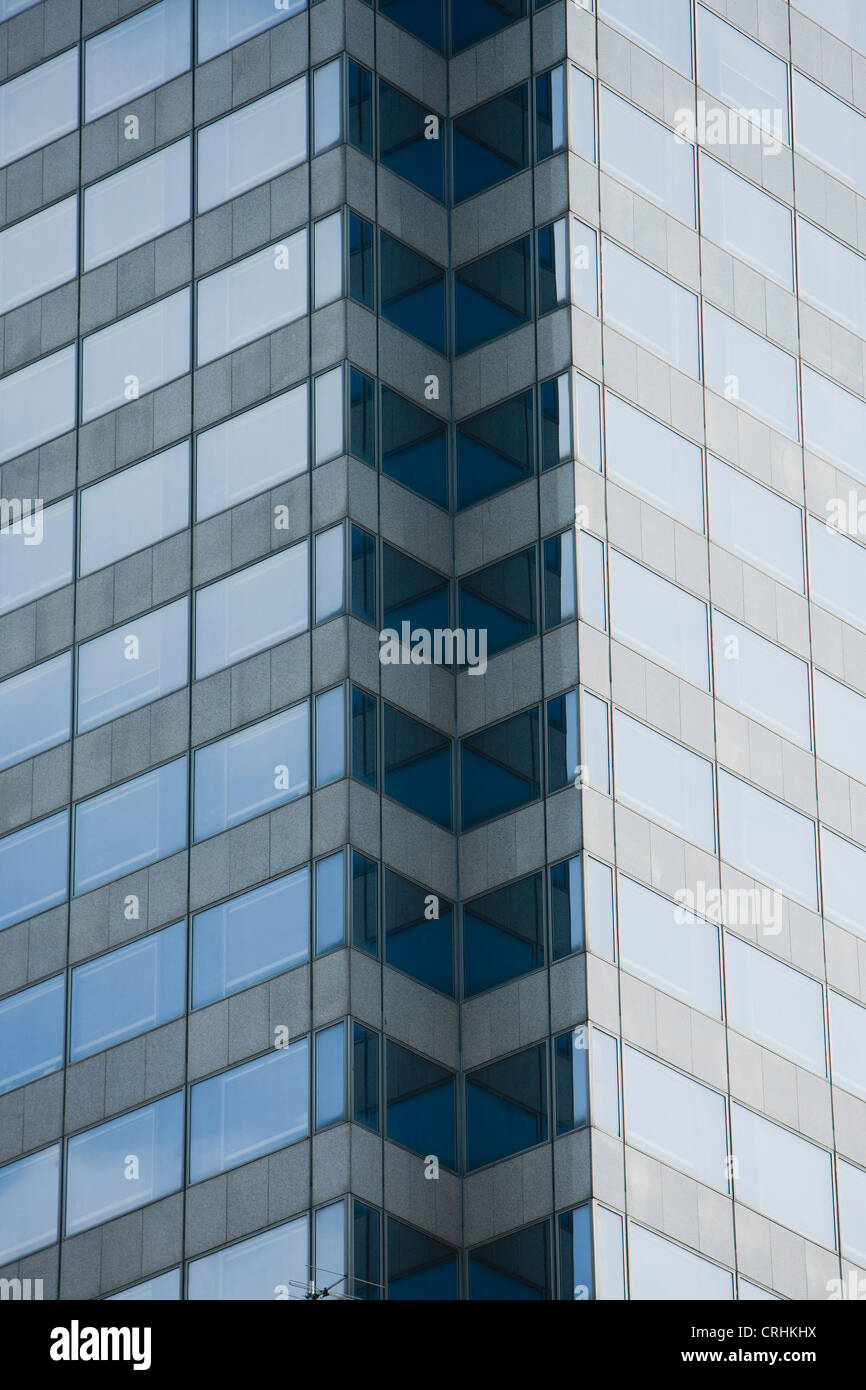 Moderne Gebäude-Fassade, full-frame Stockfoto