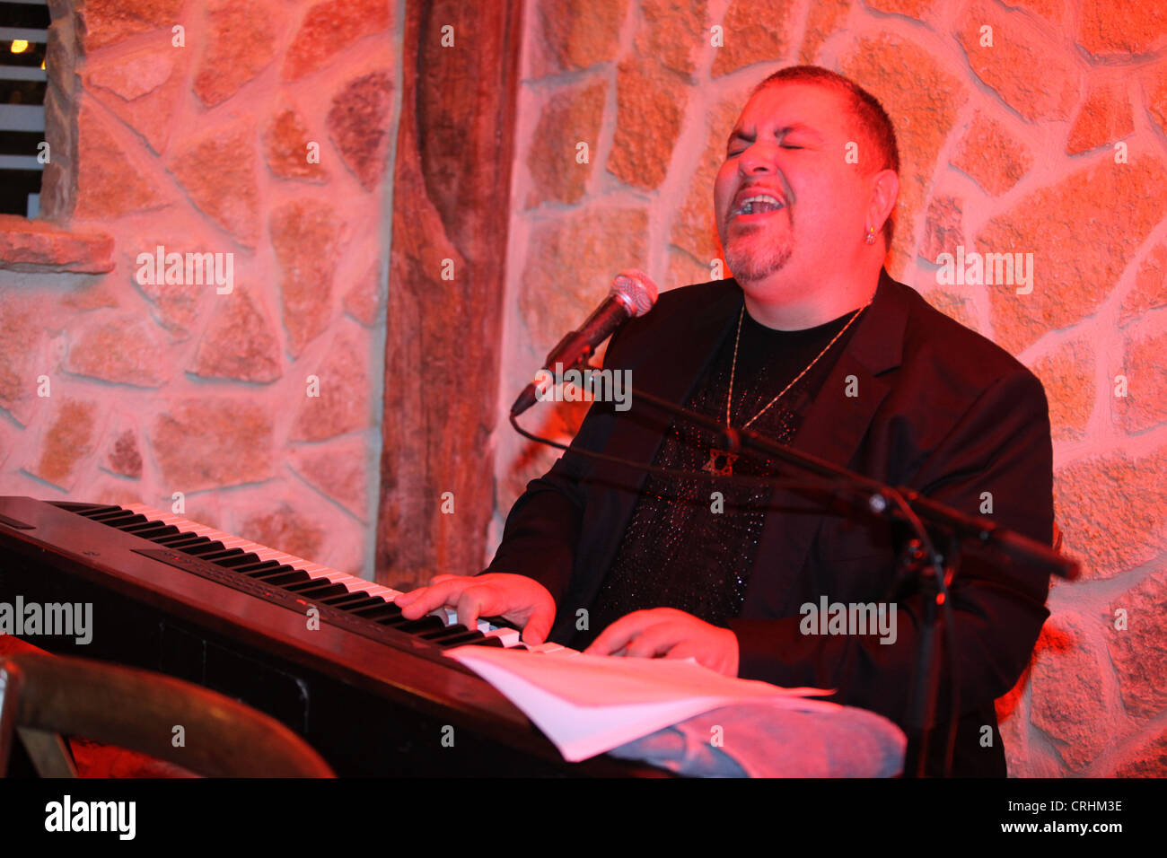 Arkadi Duchin ein israelische Singer-Songwriter und Musikproduzent. Stockfoto