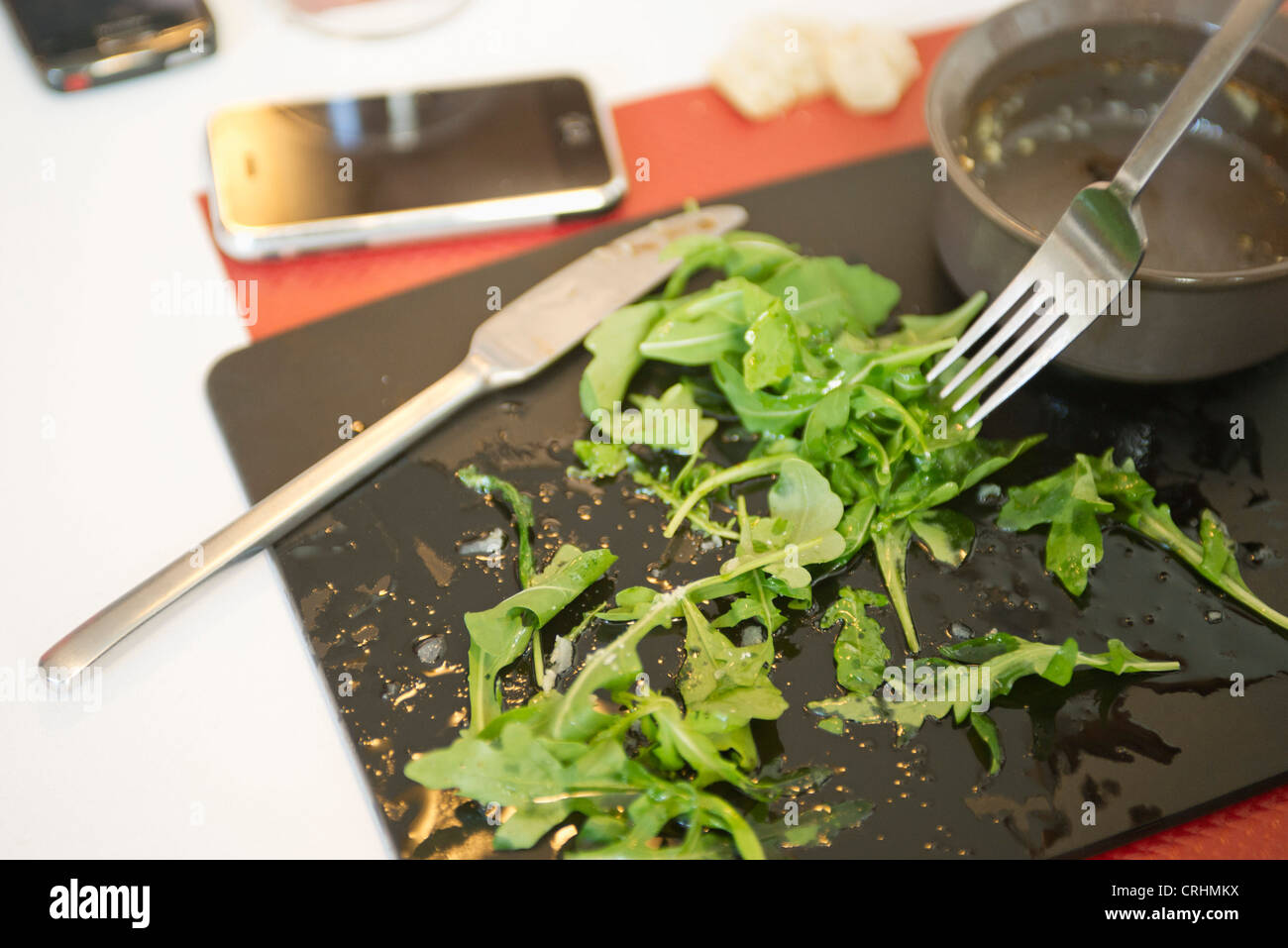 Rucola-Salat Stockfoto