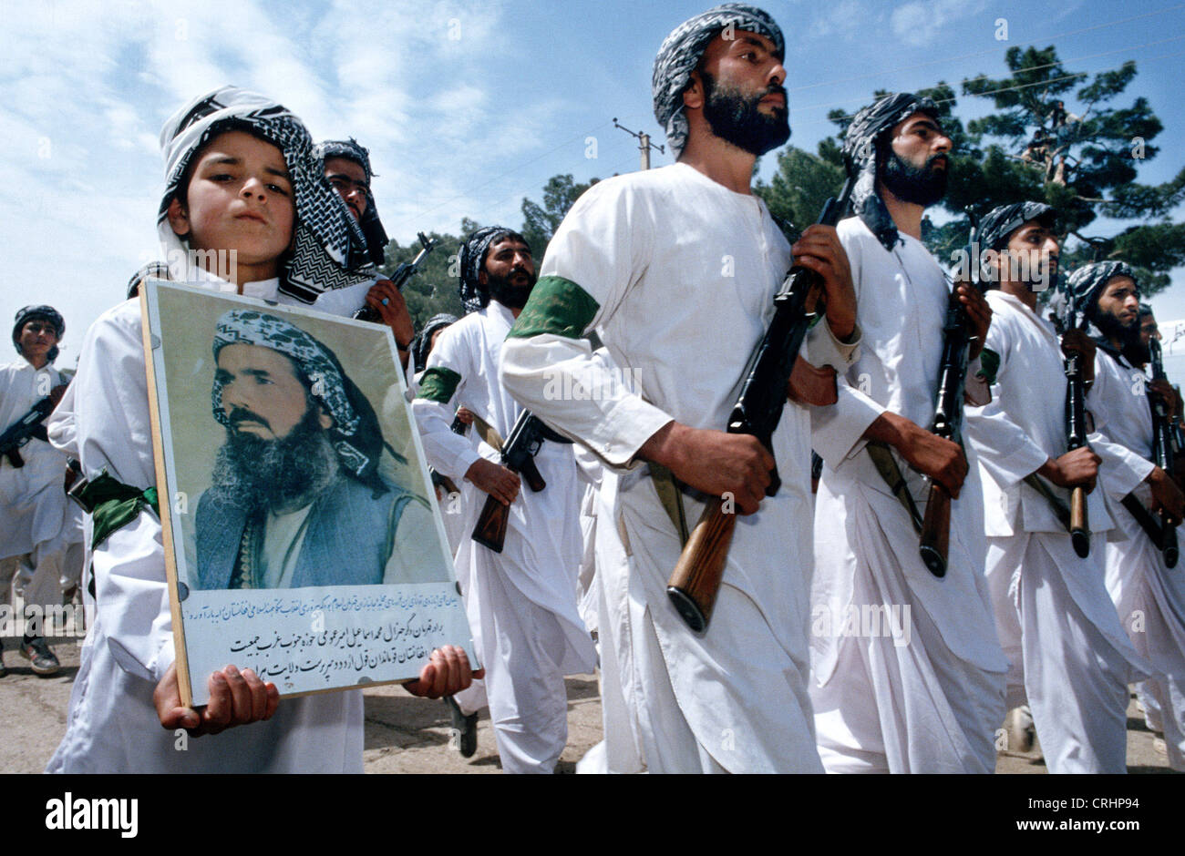 Herat, Afghanistan, Militärparade zum 2 Jahrestag der islamischen Revolution Stockfoto