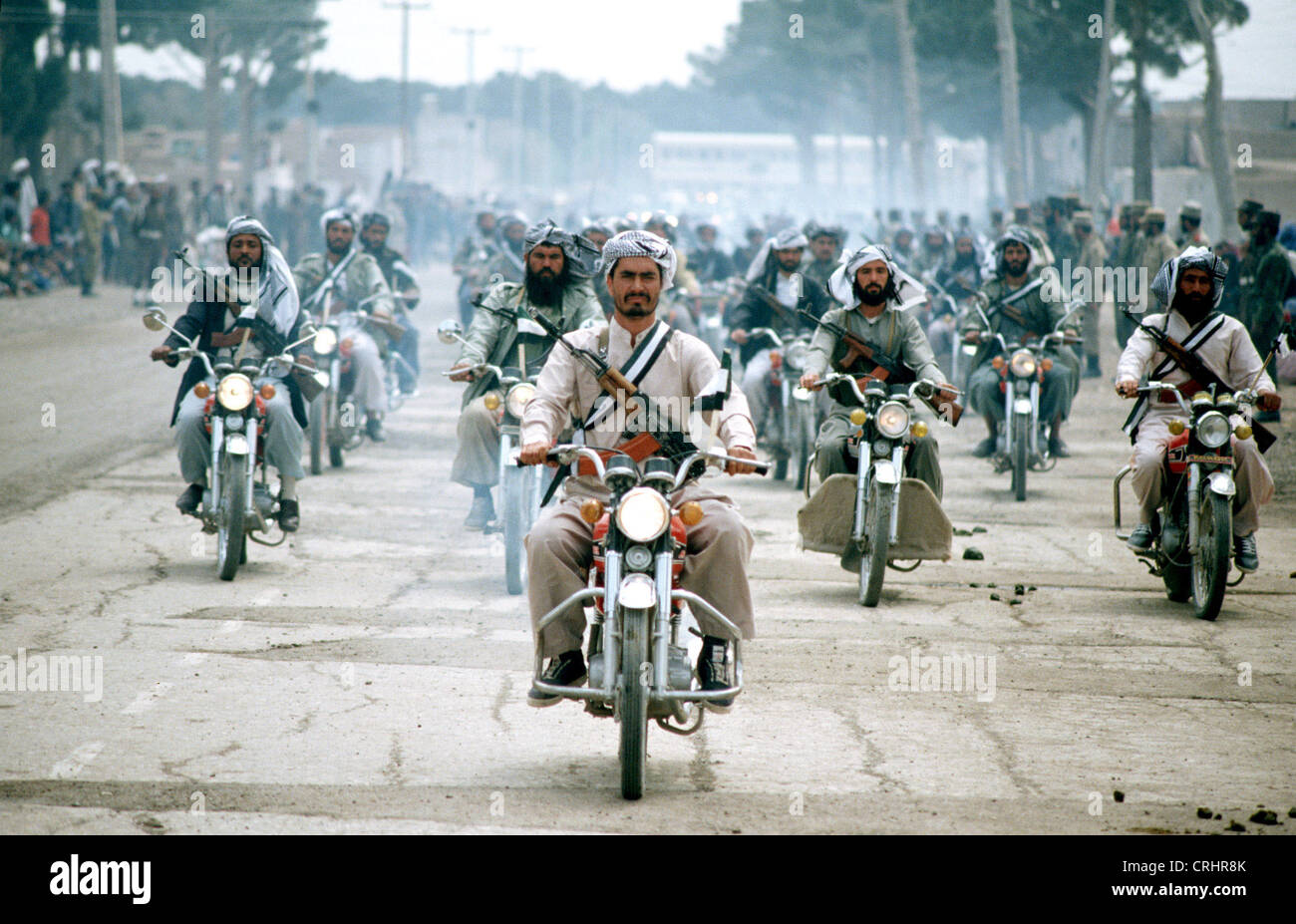 Herat, Afghanistan, Militärparade zum 2 Jahrestag der islamischen Revolution Stockfoto