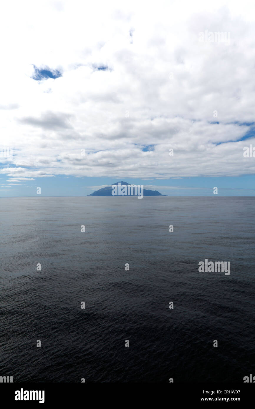 Tristan Da Cunha von Nightingale Island, Süd-Atlantik aus gesehen Stockfoto