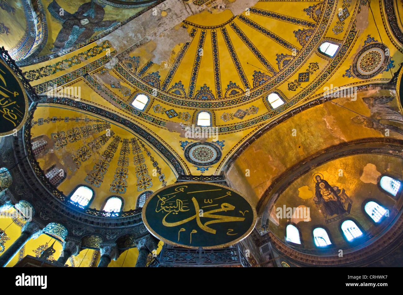 Innenraum der Hagia Sophia Museum - Istanbul, Türkei Stockfoto