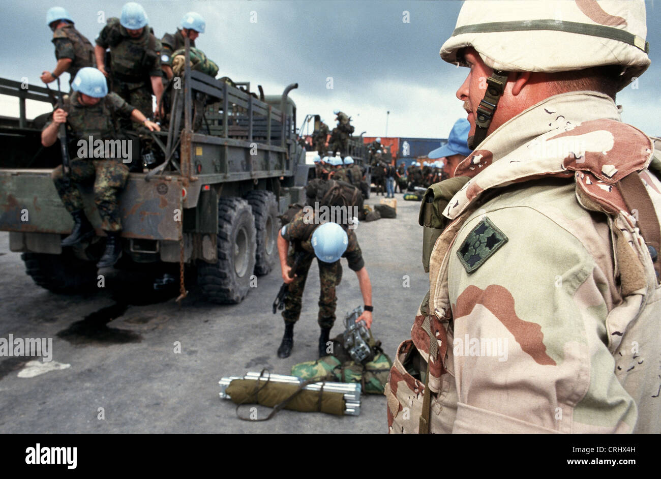Bundeswehr-Mission in Somalia Stockfoto
