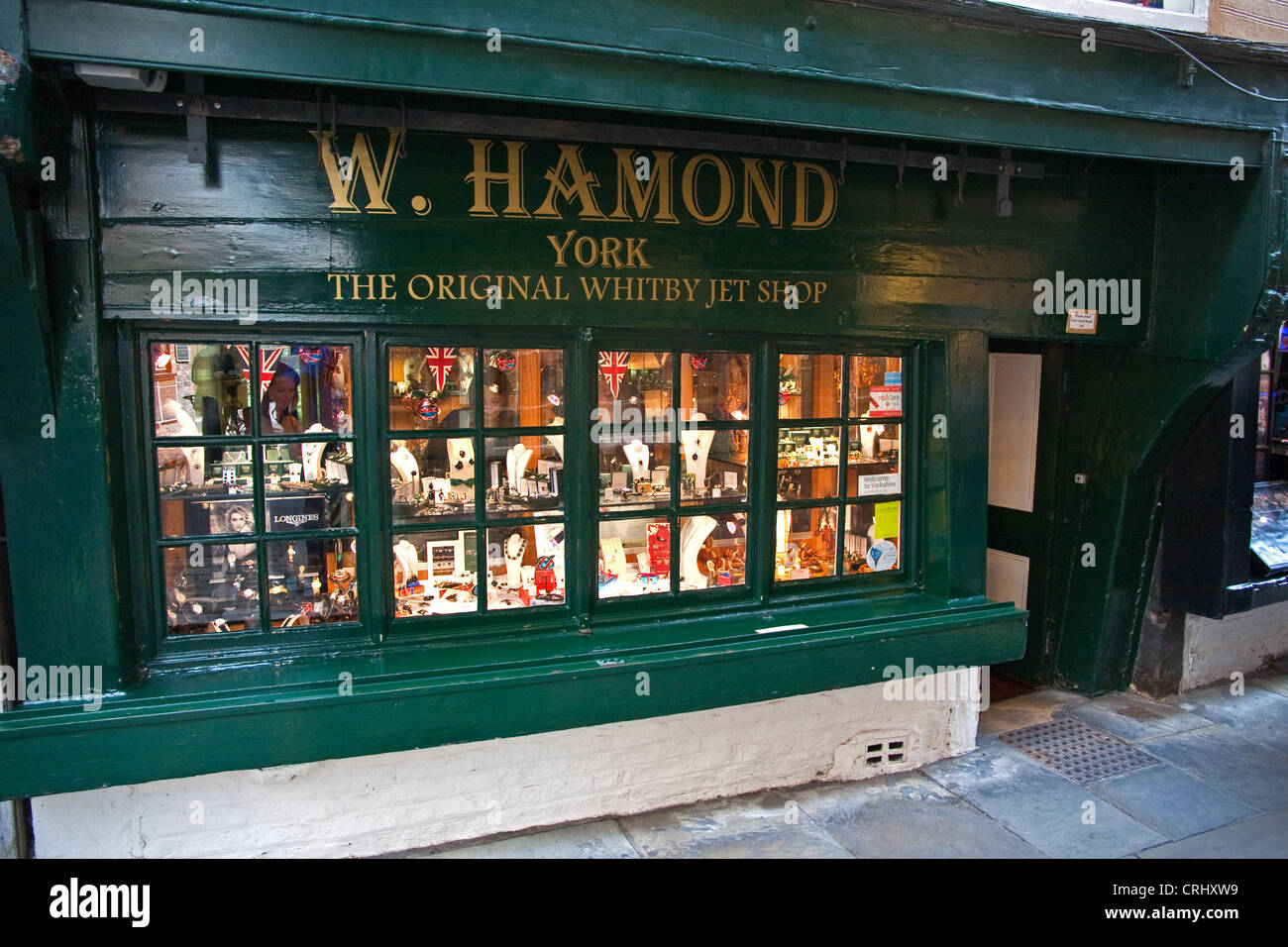 W. Hammond, Whitby Jet Shop, York Stockfoto