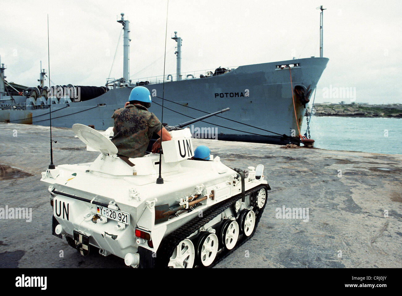 Bundeswehr UNOSOM 2 - Mission in Somalia Stockfoto