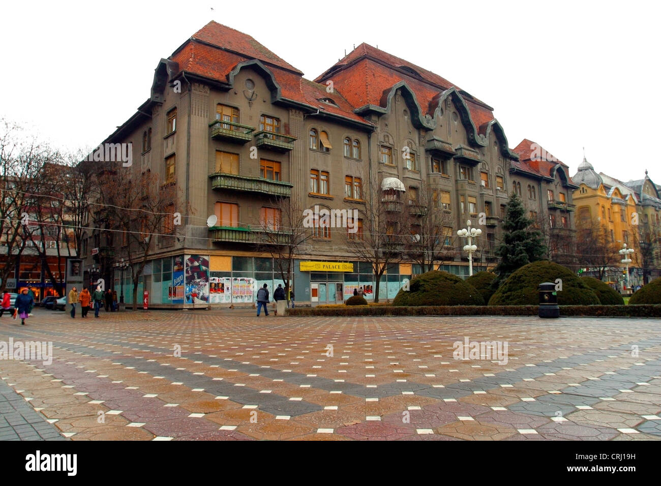 Piata Victoriel, Fußgängerzone, Rumänien, Timisoara Stockfoto