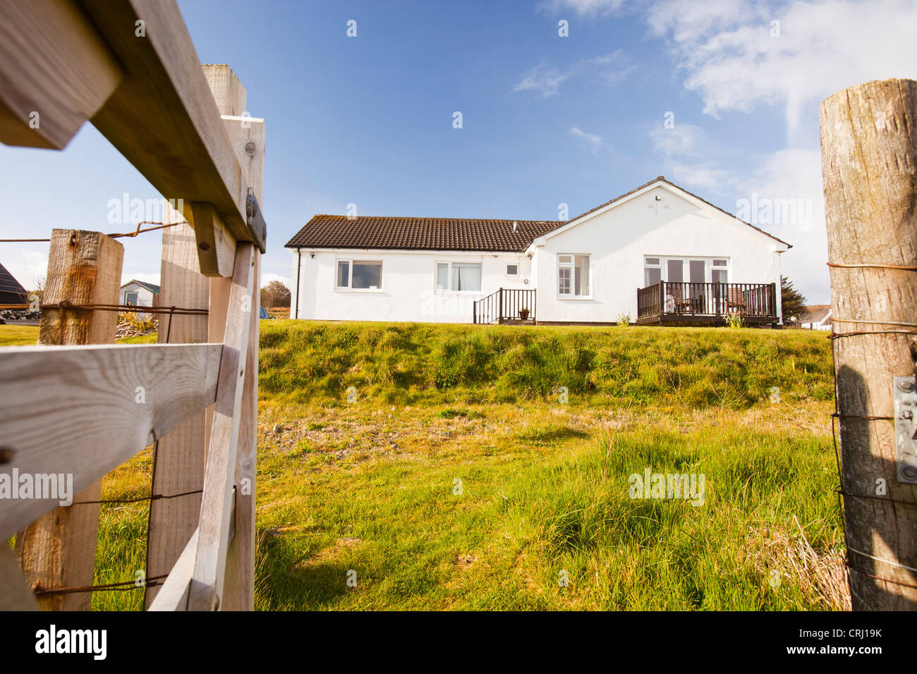 Ein Ferienhaus in Broadford, Isle Of Skye, Schottland, Großbritannien. Stockfoto