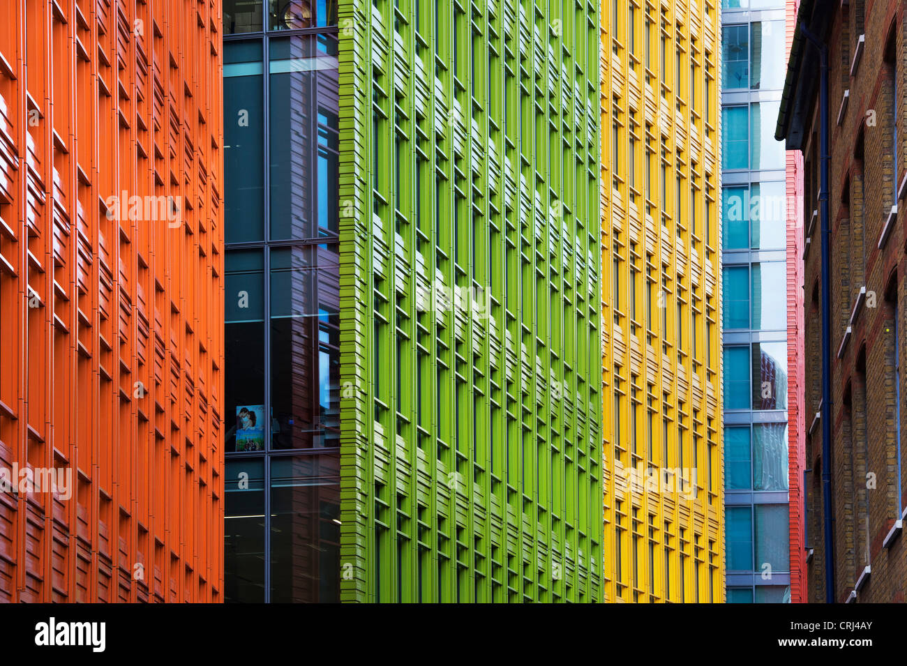 Central Saint Giles Mischnutzung Gebäude-Architektur. London, England Stockfoto