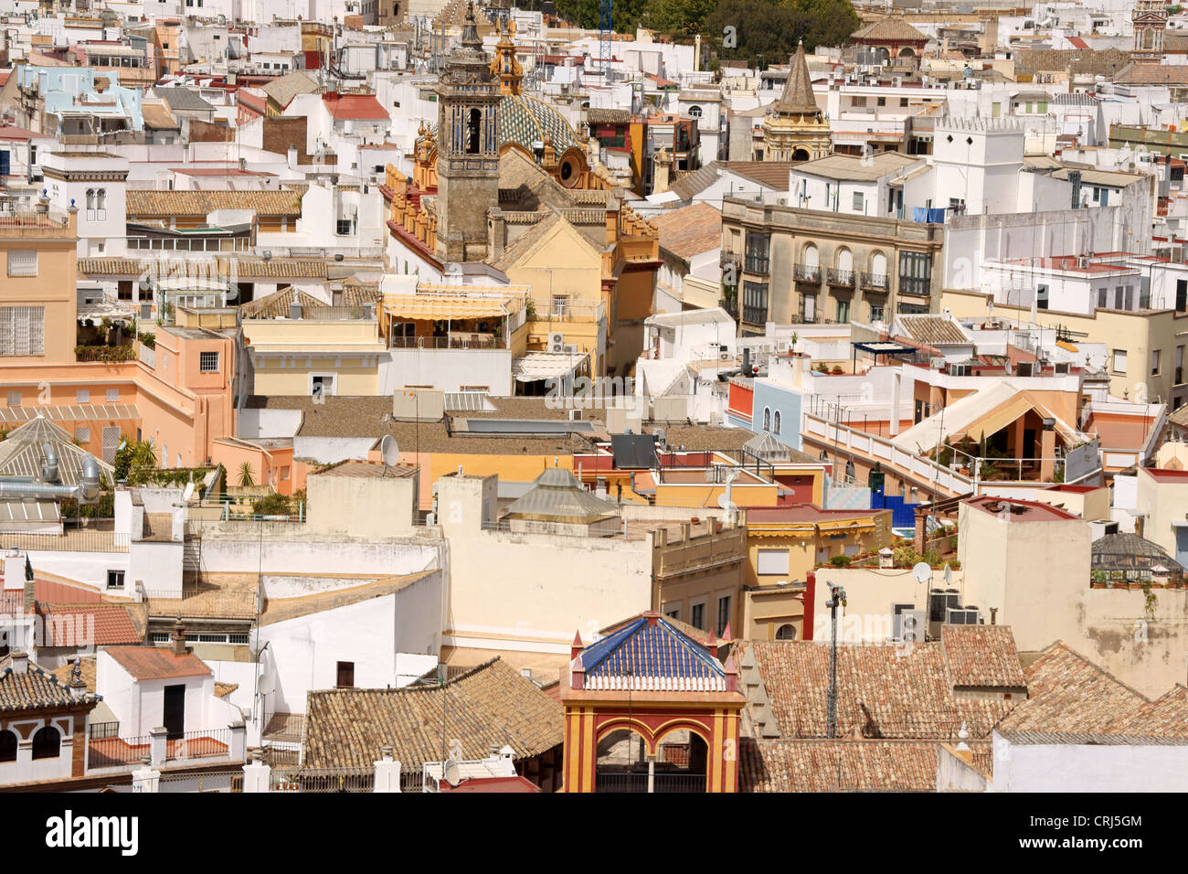 Einen Blick auf die Stadt von Sevilla in Spanien Stockfoto