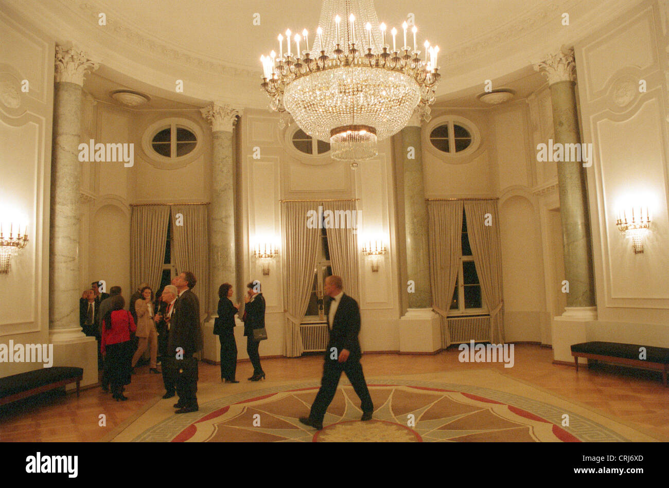 Das Schloss Bellevue, der Amtssitz des Bundespräsidenten Stockfoto