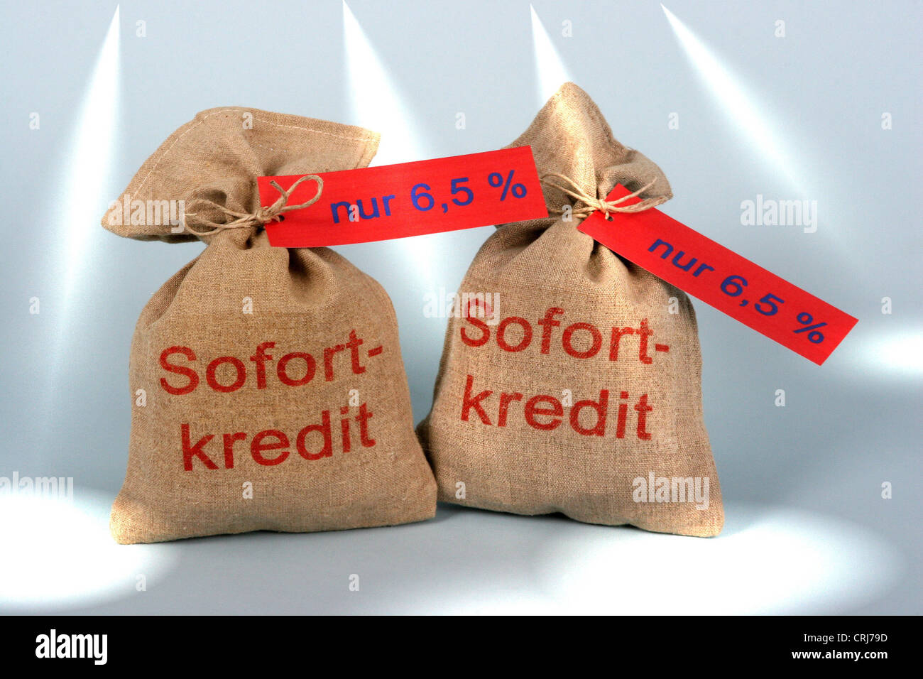 Kredit Geldtasche Stockfoto