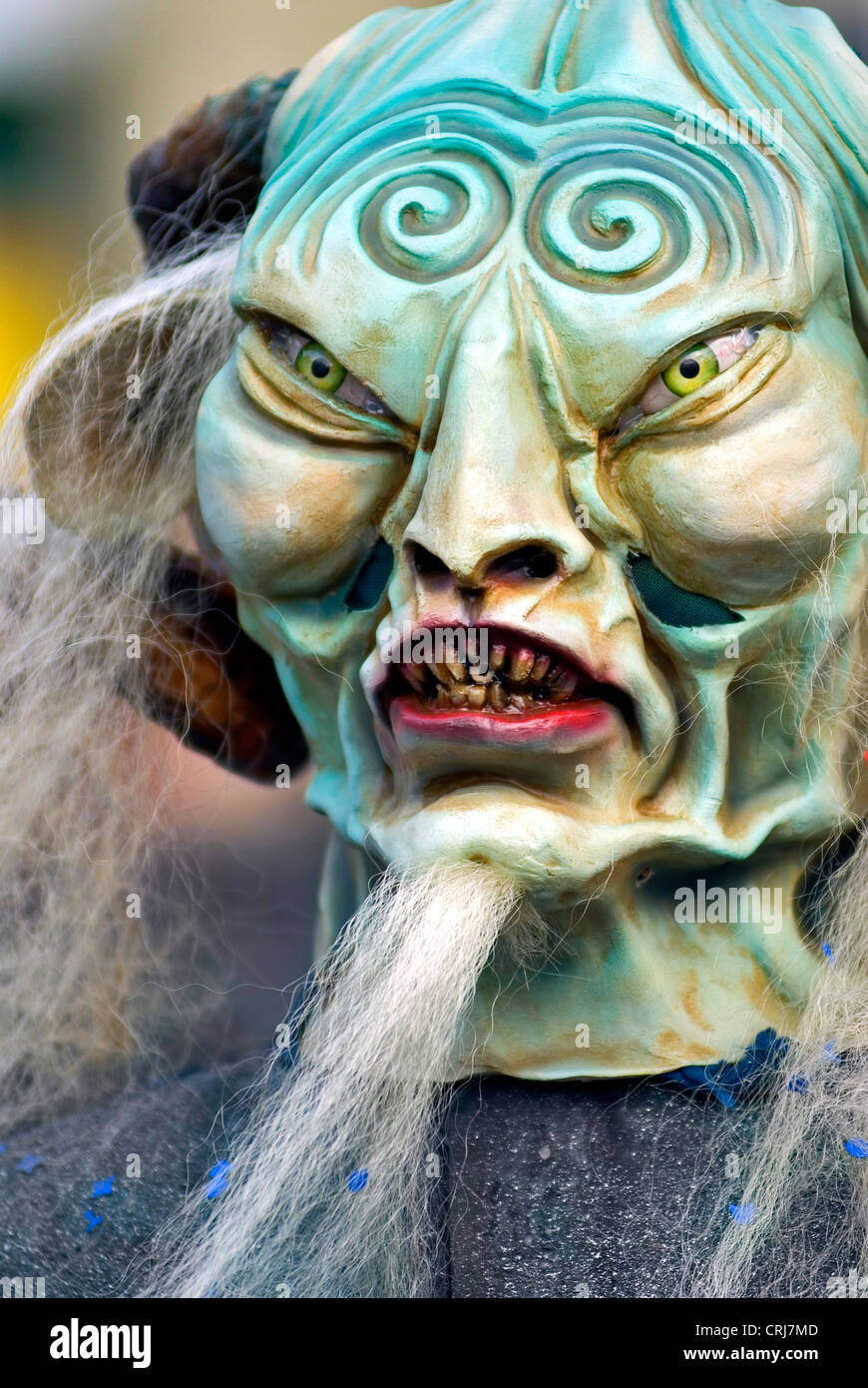 beängstigend Karnevalskostüm an Fasnacht in Luzern, Luzern Stockfoto