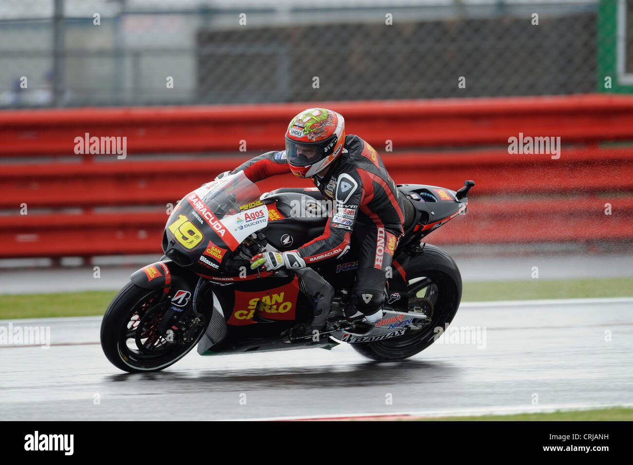 Alvaro Bautista, Gresini Honda, MotoGP 2012 Stockfoto