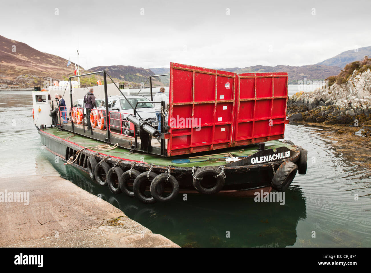 Glenelg Fähre, Isle Of Skye, Schottland, Großbritannien. Stockfoto
