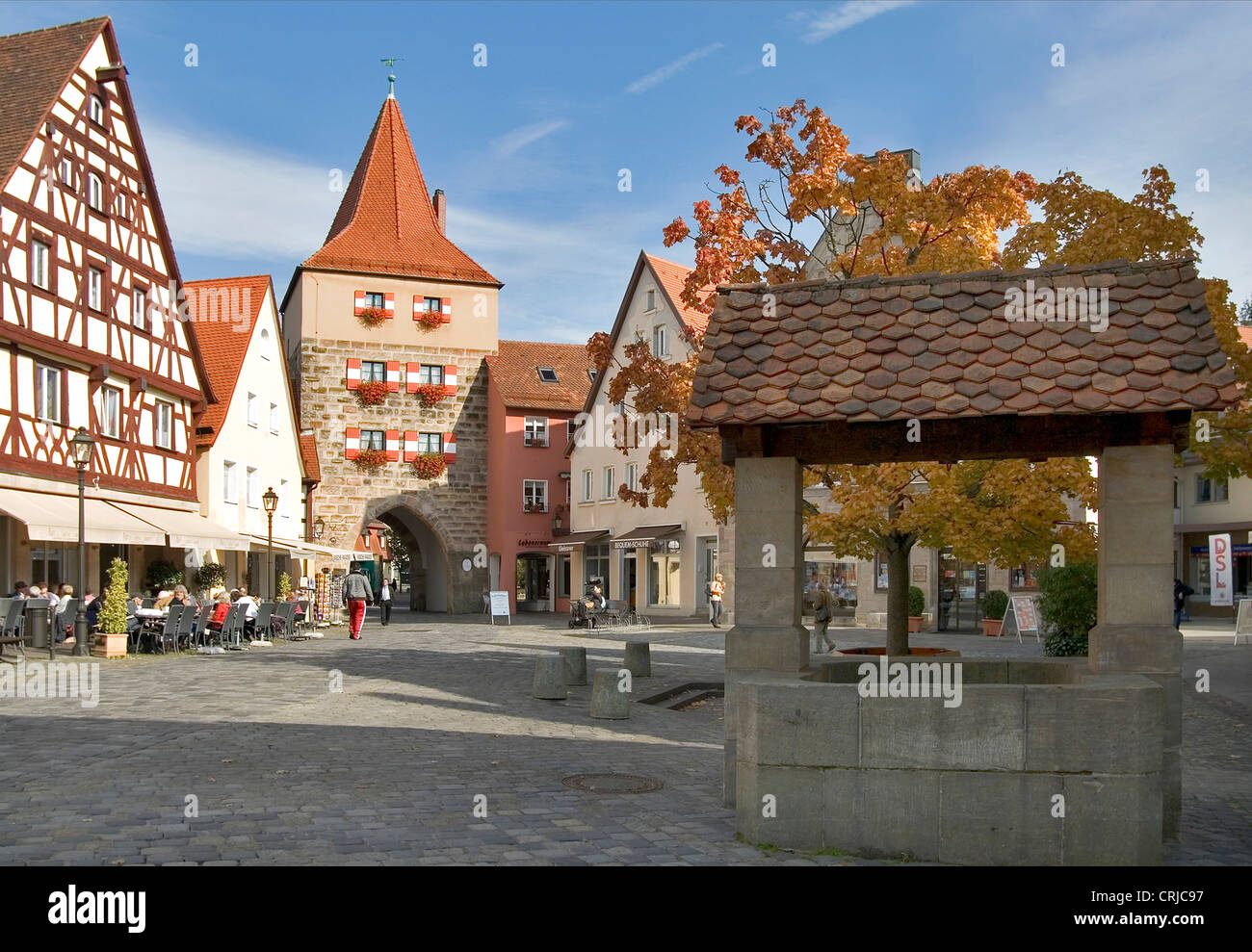 Altstadt von Lauf, Deutschland, Bayern Stockfoto