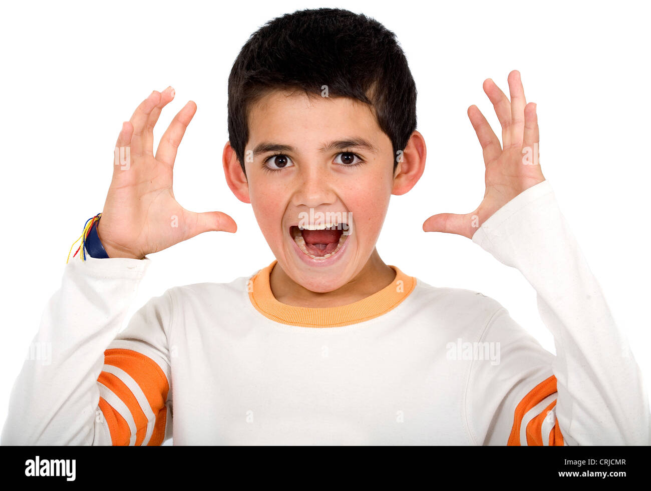 junge betont Stockfoto