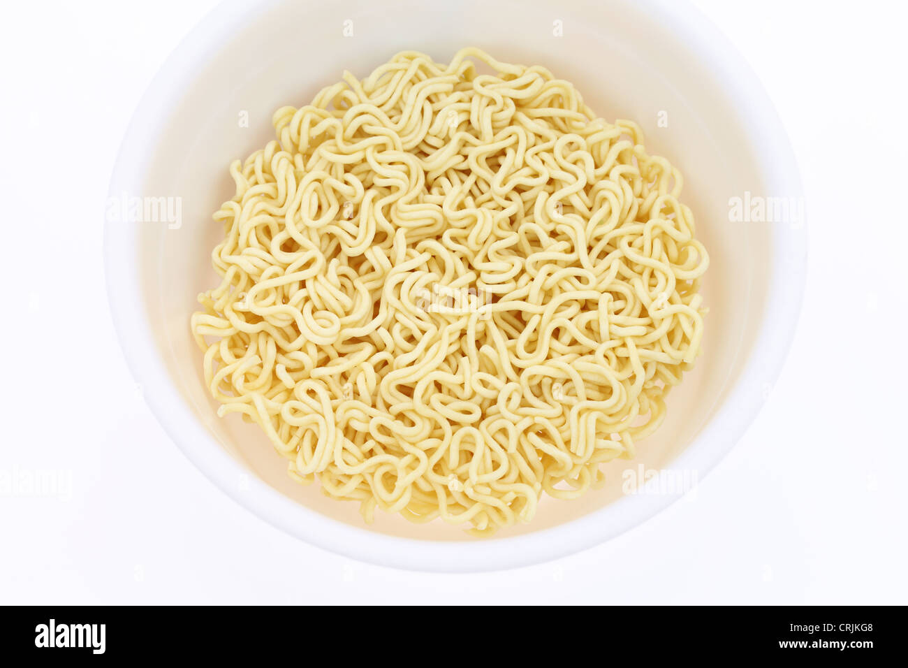 Instant-Nudeln in Tasse Stockfoto