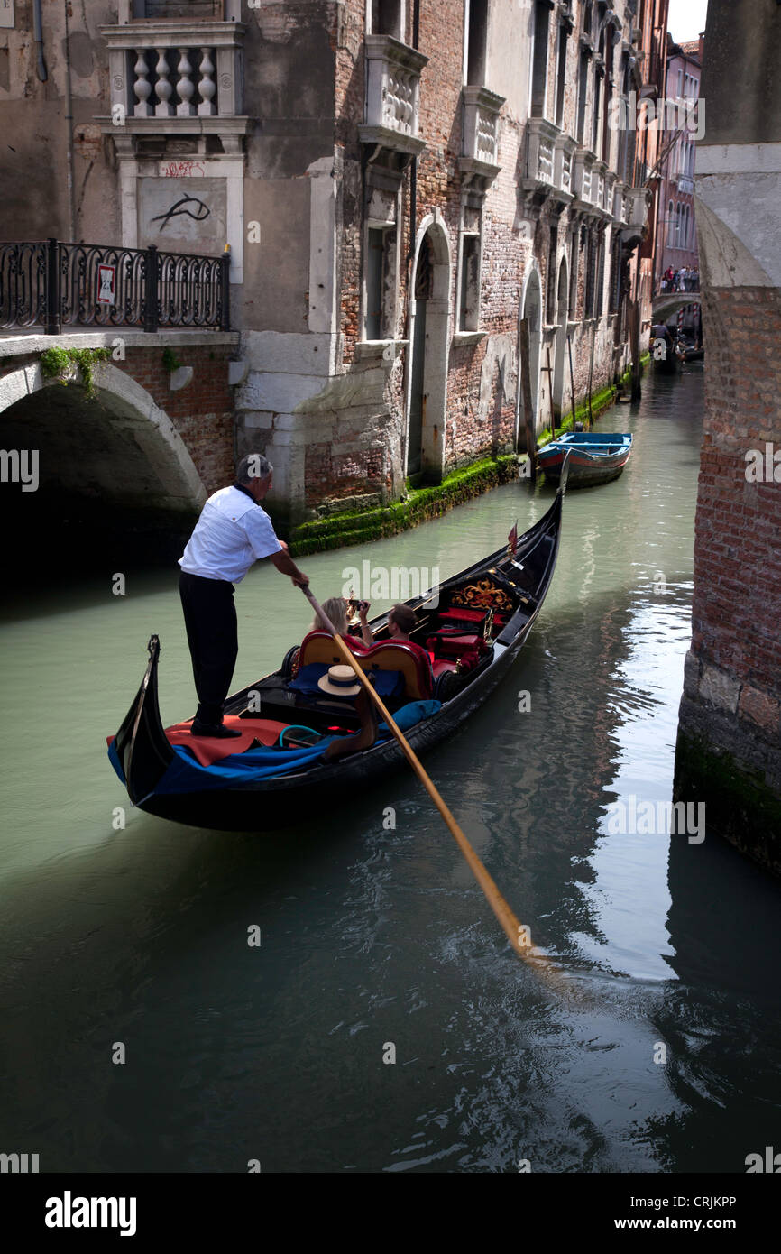 Venezianische Gondel Stockfoto