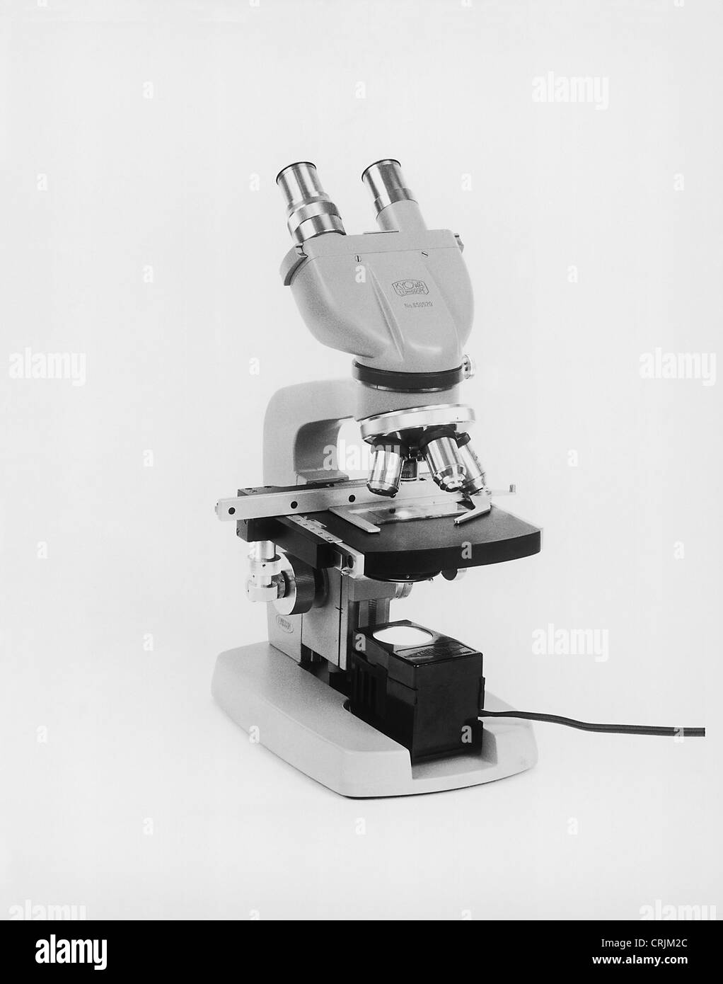 Vintage Mikroskop Stockfoto