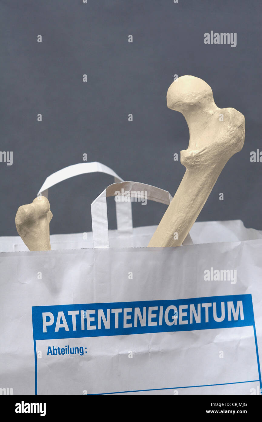 absolute Eigenverantwortung des Patienten Stockfoto