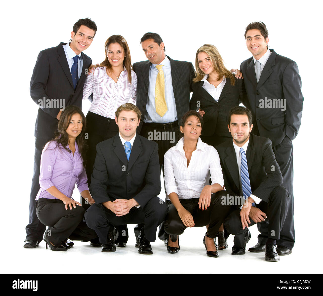 Happy Business-team Stockfoto