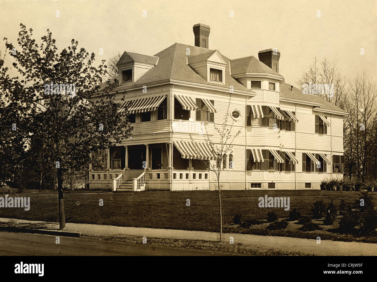 Colonial Revival Herrenhaus Stockfoto