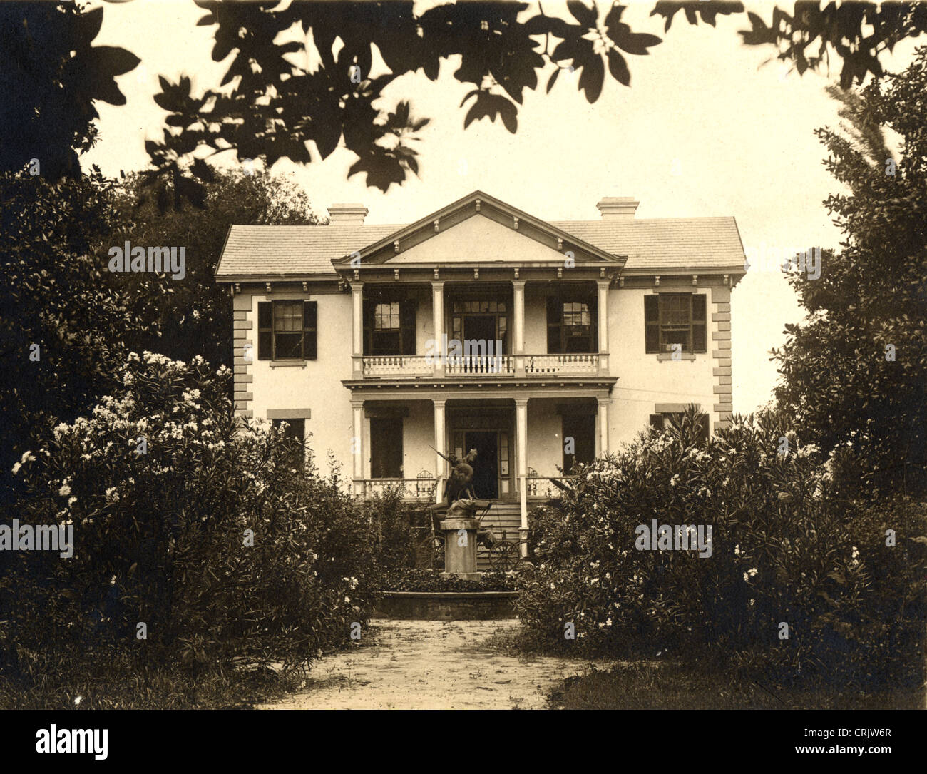 Georgische südlichen kolonialen Plantation House Stockfoto