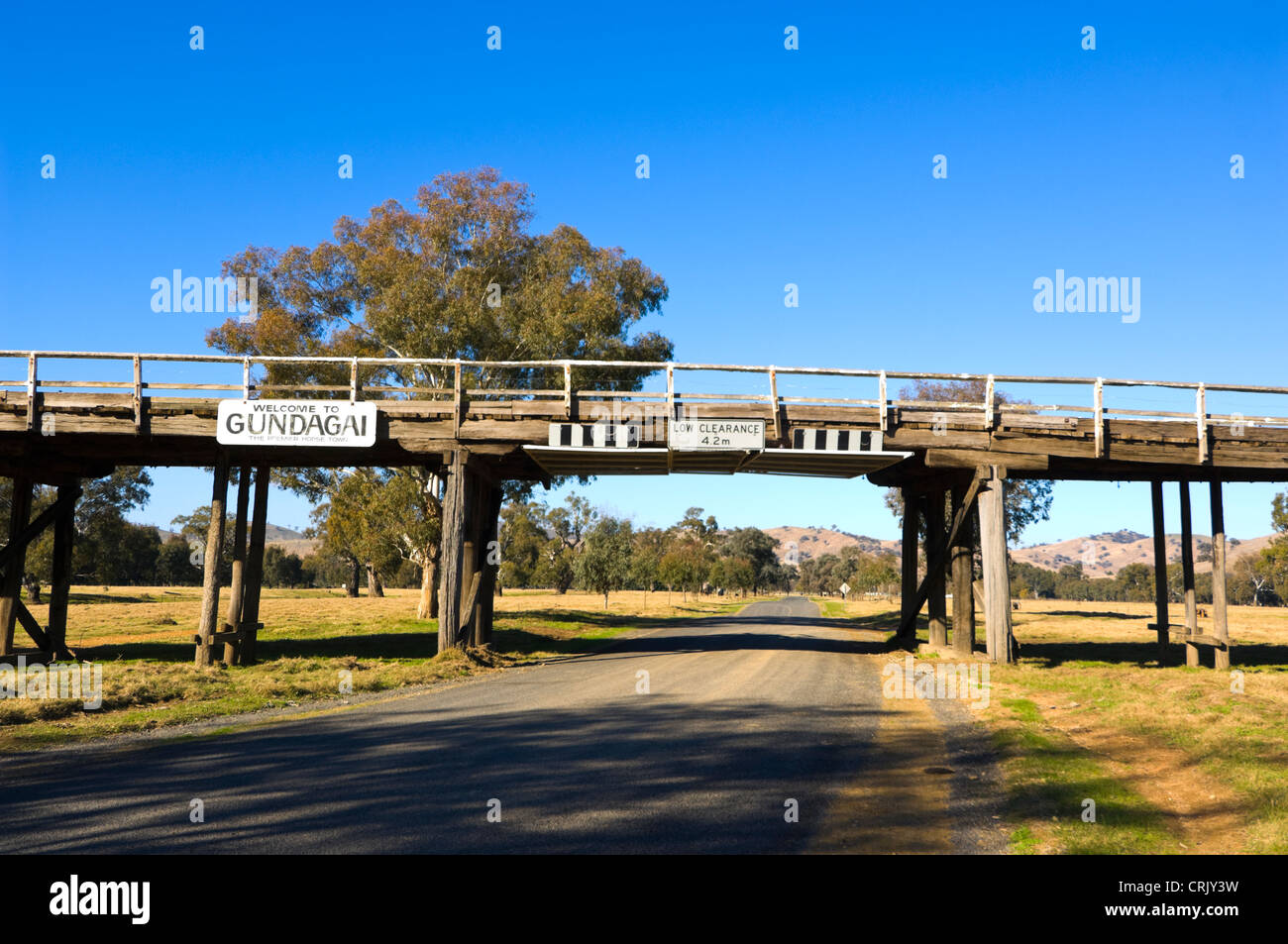 Prinz Alfred Brücke (Viadukt), Gundagai, New-South.Wales, Australien Stockfoto