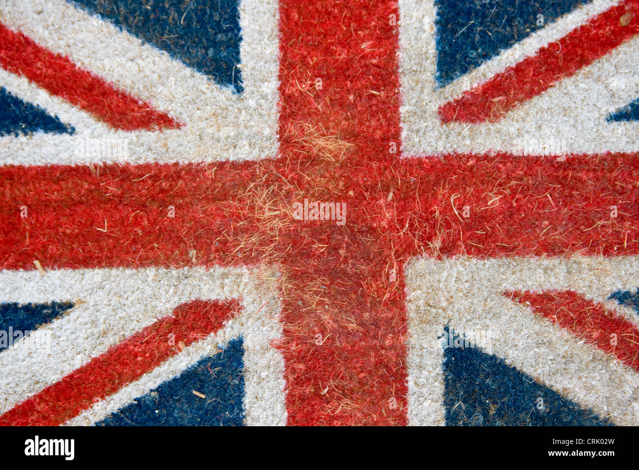 Union Jack-Fußmatte Stockfotografie - Alamy