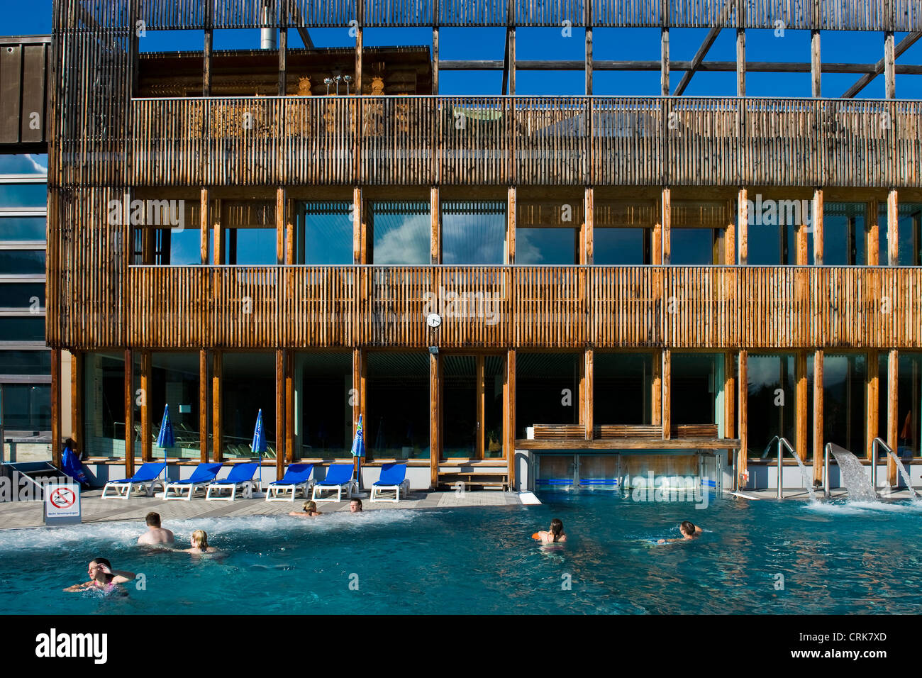 Switzerland grisons davos swimming pool Fotos und Bildmaterial in