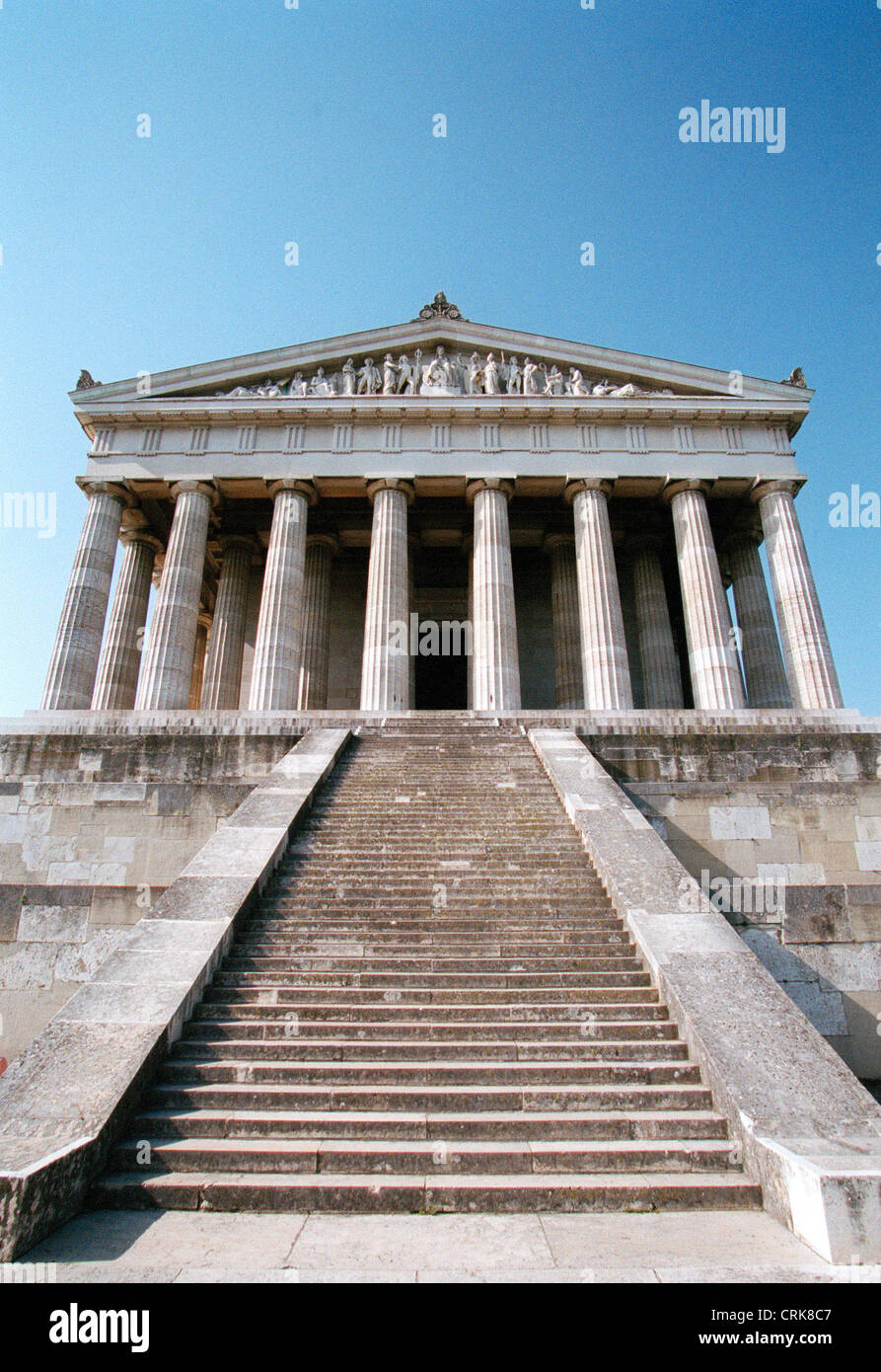 Die Walhalla bei Regensburg an der Donau Stockfotografie Alamy