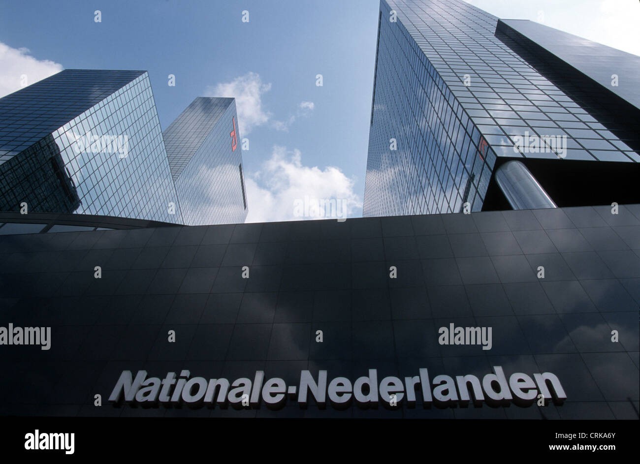 Niederlaendische Nationalbank in Rotterdam Stockfoto