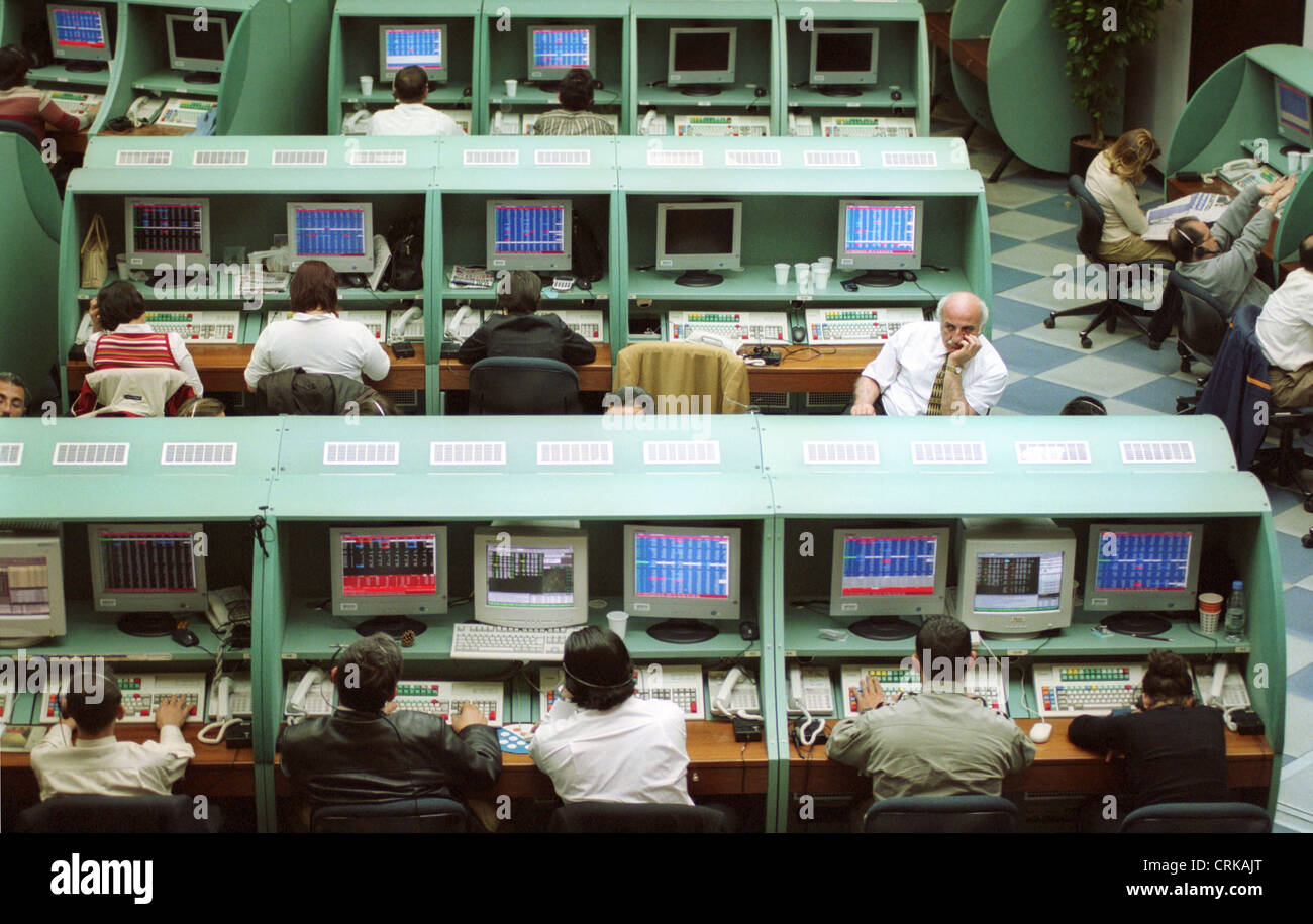 Istanbul Börse Boerse Stockfoto