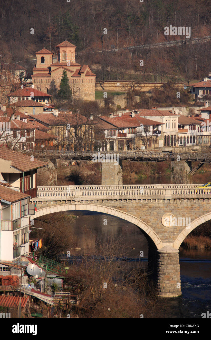 Bogenbrücke, Veliko Tarnovo, Bulgarien Stockfoto