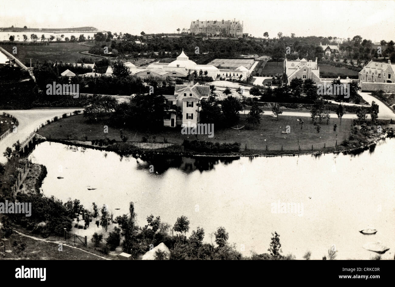 BEV-große & palastartigen englischen Tudor-Estate Stockfoto