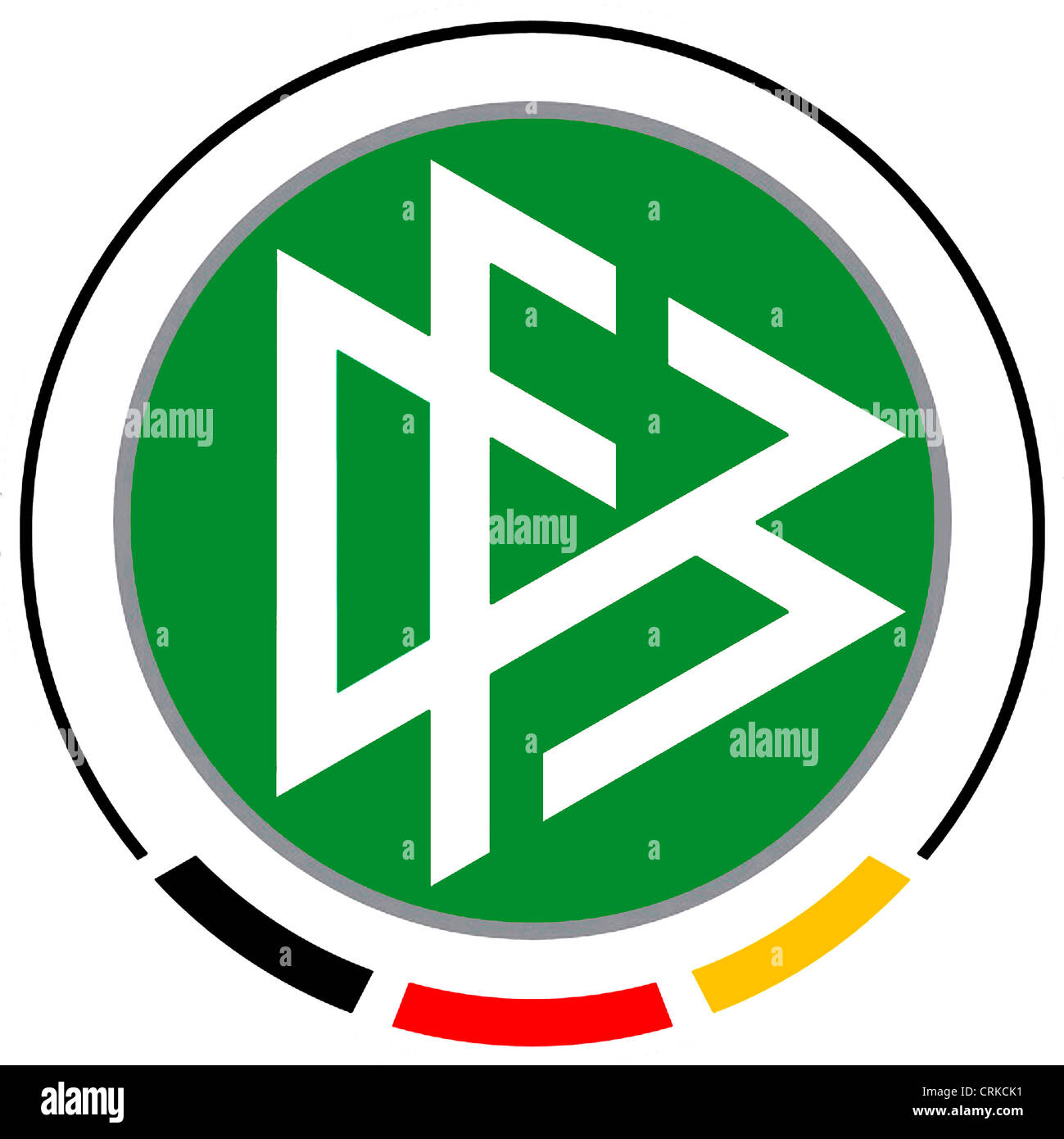 Logo des deutschen Fußball-Nationalmannschaft. Stockfoto