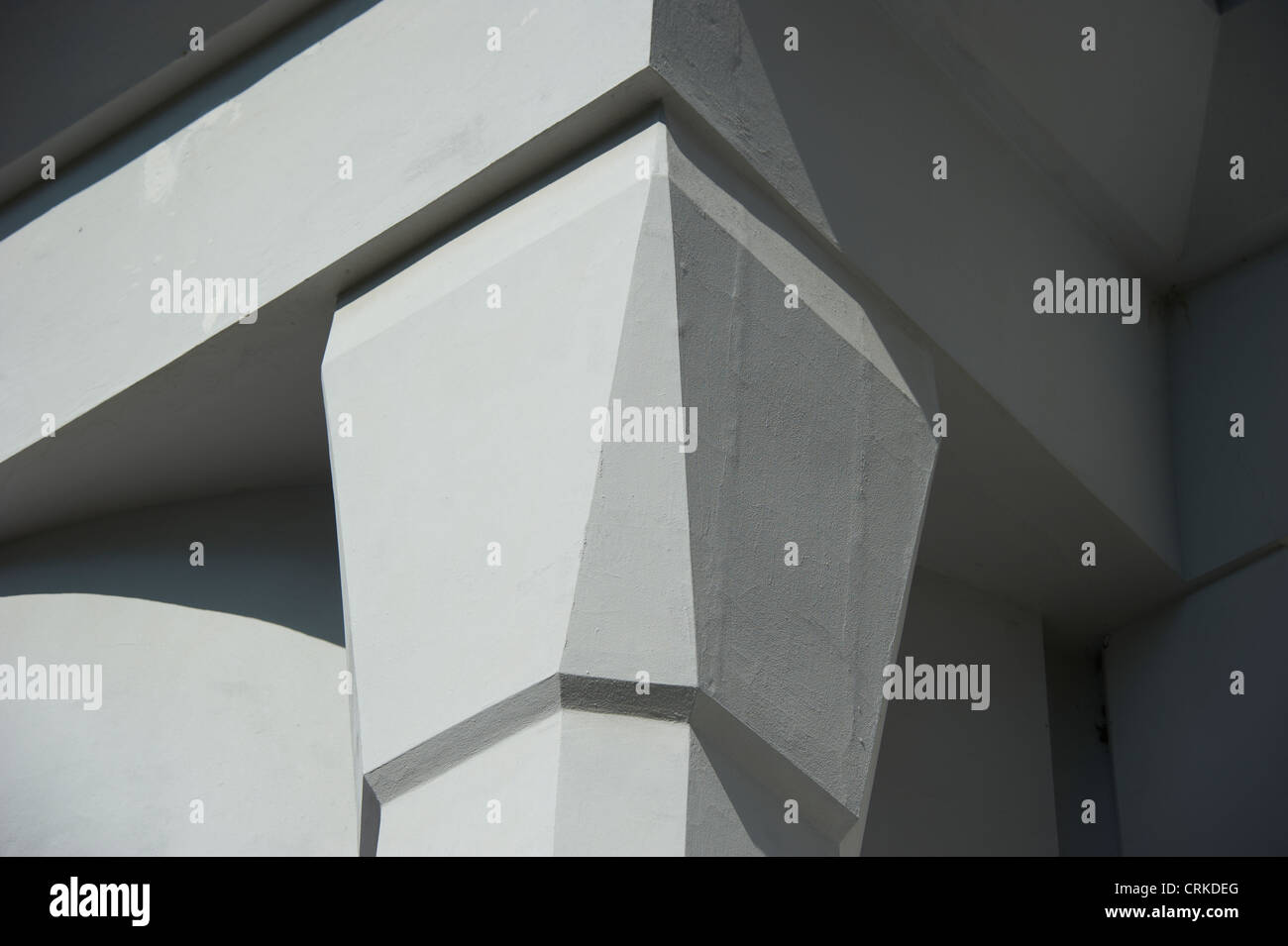 Stach´s Villa und Hoffmann´s Villa, kubistische Villa, Josef Gocar, Tychonova Straße, Prag, Tschechische Republik Stockfoto