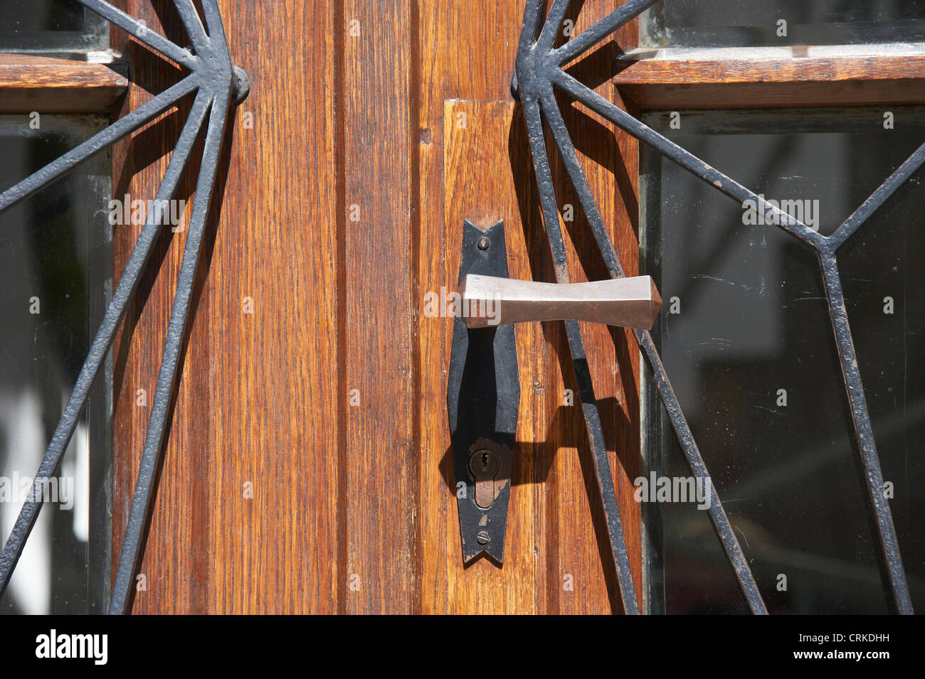 Stach´s Villa und Hoffmann´s Villa, kubistische Villa, Josef Gocar, Tychonova Straße, Prag, Tschechische Republik Stockfoto
