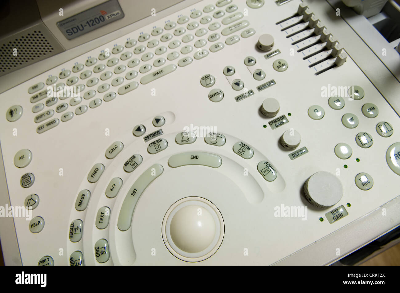 Vor der Implantation und während Hormontherapie CT Scans durchgeführt, um weibliche Patienten Eierstöcke kontrollieren. Stockfoto