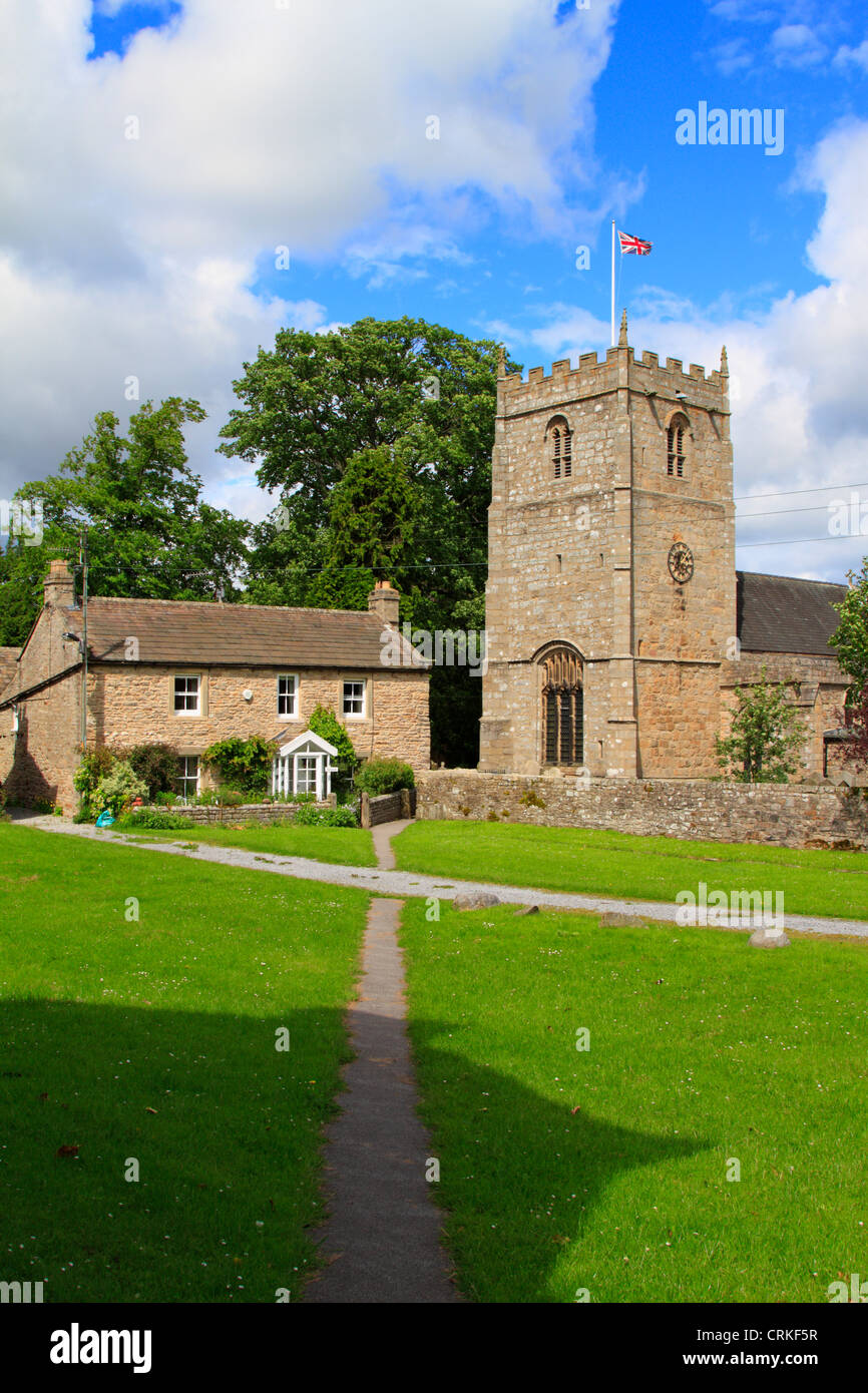 St Romald Kirche, Rolmaldkirk, Teesdale, County Durham, England, Vereinigtes Königreich. Stockfoto